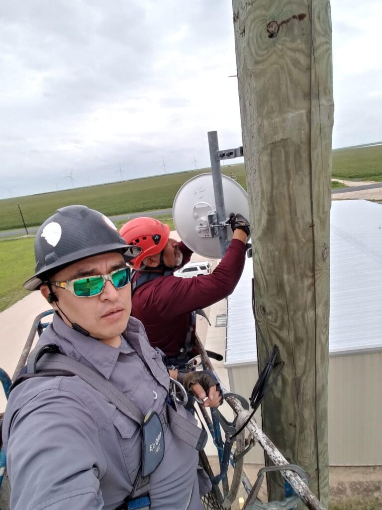 Working Hard for you - Twin Wireless Our crews installing new service in McCook Texas. Twin is always working hard to ensure the best rural internet service for you across south Texas.